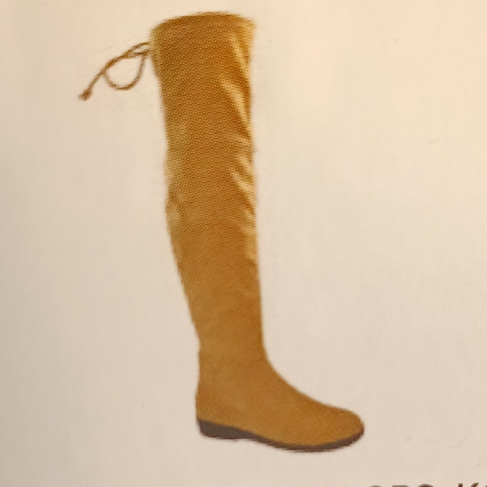 SO Womens thigh high boots, NIB, 7.5, Tan